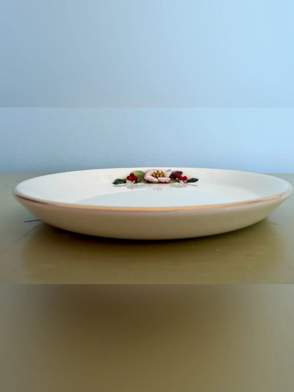 Coalport floral trinket